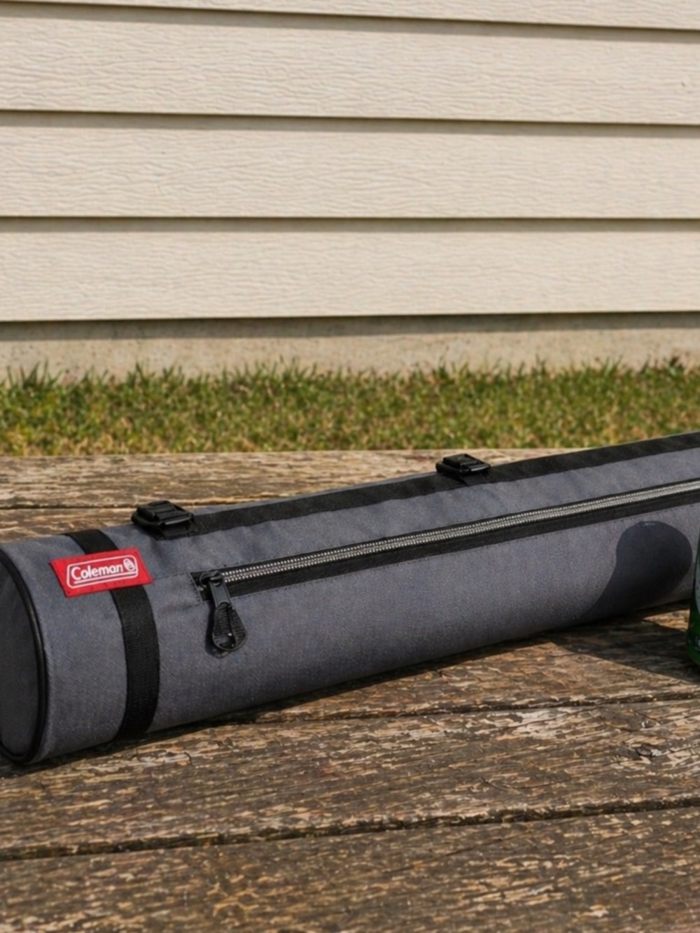 Coleman 6 Can Soft Cooler Bag Insulated Gray Portable NWOT